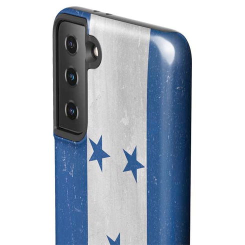 Honduras Flag Distressed Galaxy S21 Plus 5G Pro Case